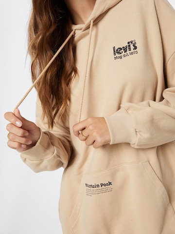 LEVI'S ® Sweatshirt 'Prism Hoodie' i beige