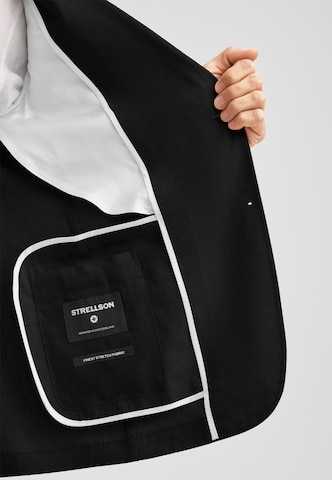 STRELLSON Slim fit Business-colbert ' Ari ' in Zwart