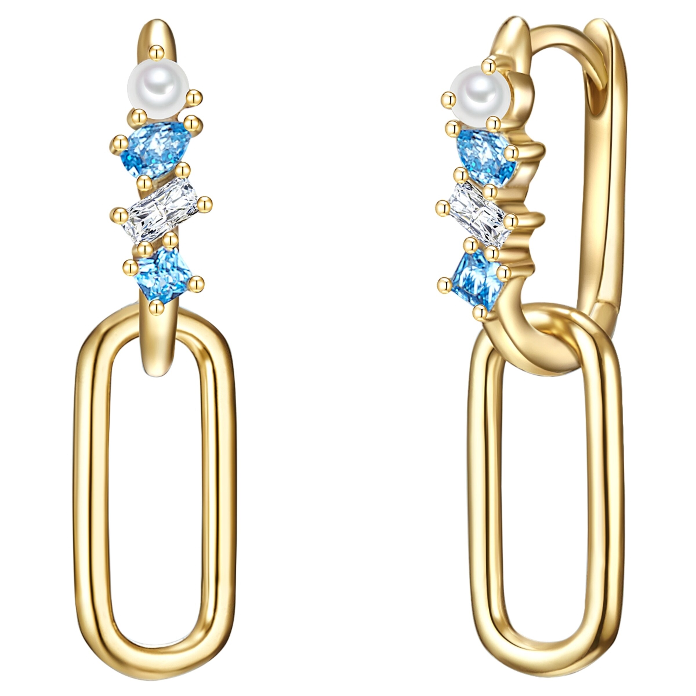 Glanzstücke München Oorbellen in Goud: voorkant