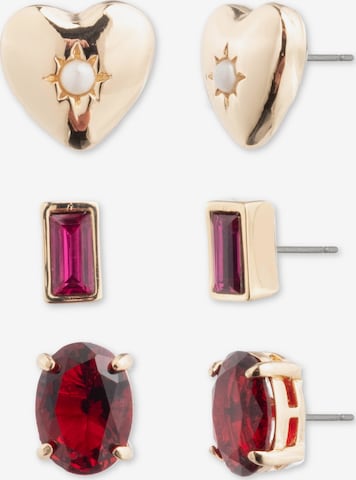 Boucles d'oreilles Lauren Ralph Lauren en or : devant