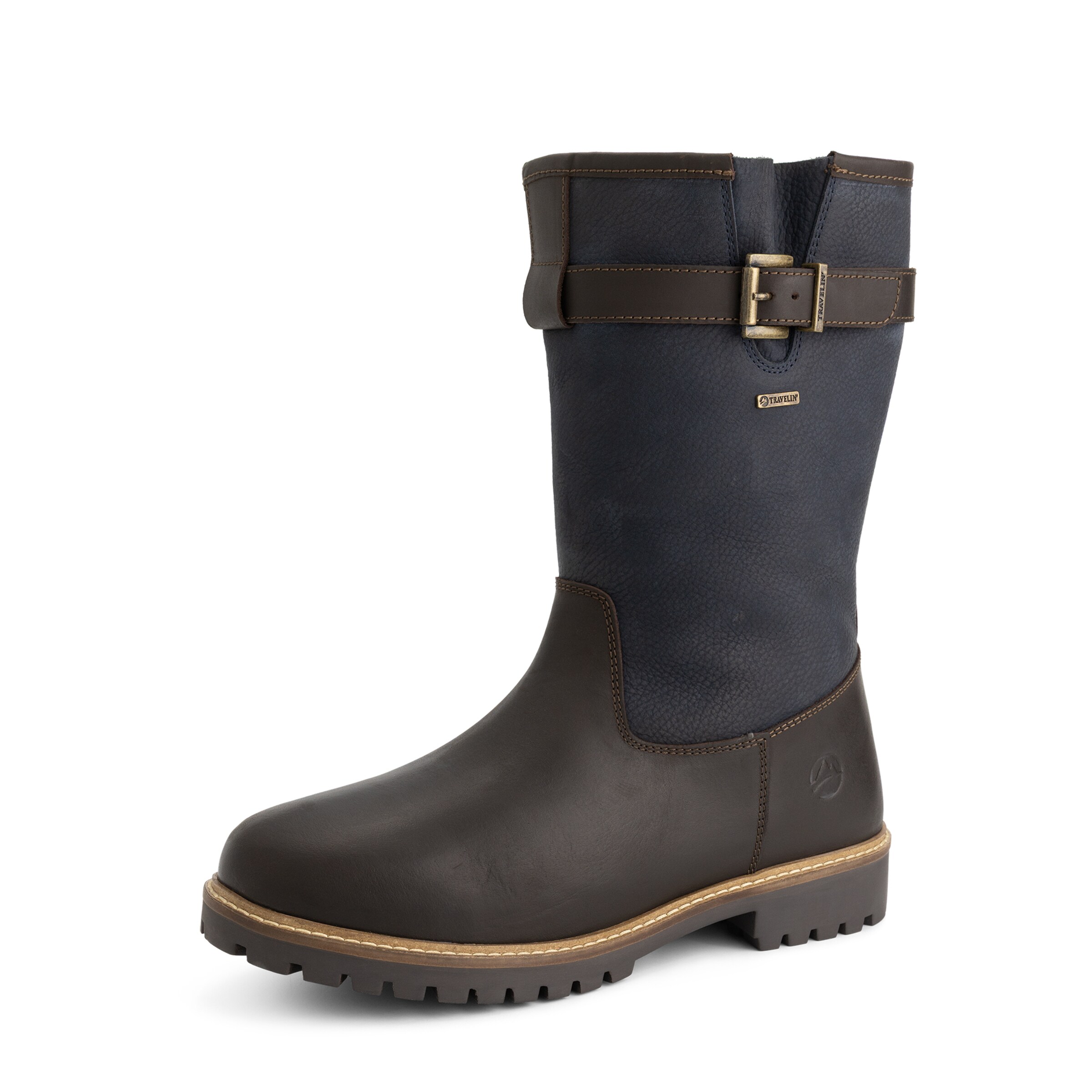 Travelin Boots in Blauw: voorkant