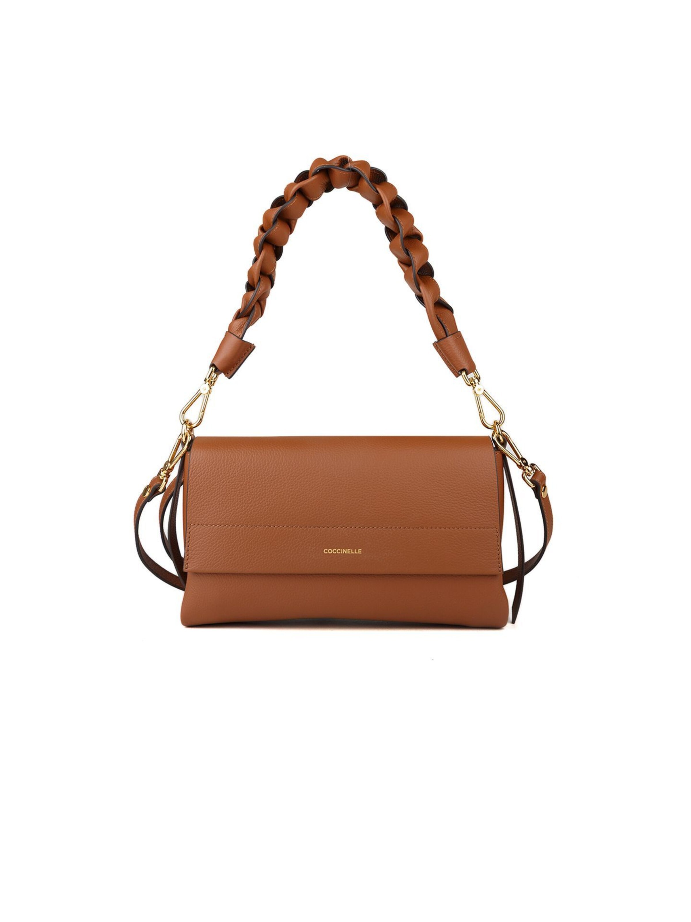 Coccinelle Handbag 'Boheme Grana Double Handbag Double Grainy Leather' in One Size in Cognac, Item view