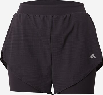 ADIDAS PERFORMANCE Regular Sportbroek 'D4T HIIT' in Zwart: voorkant