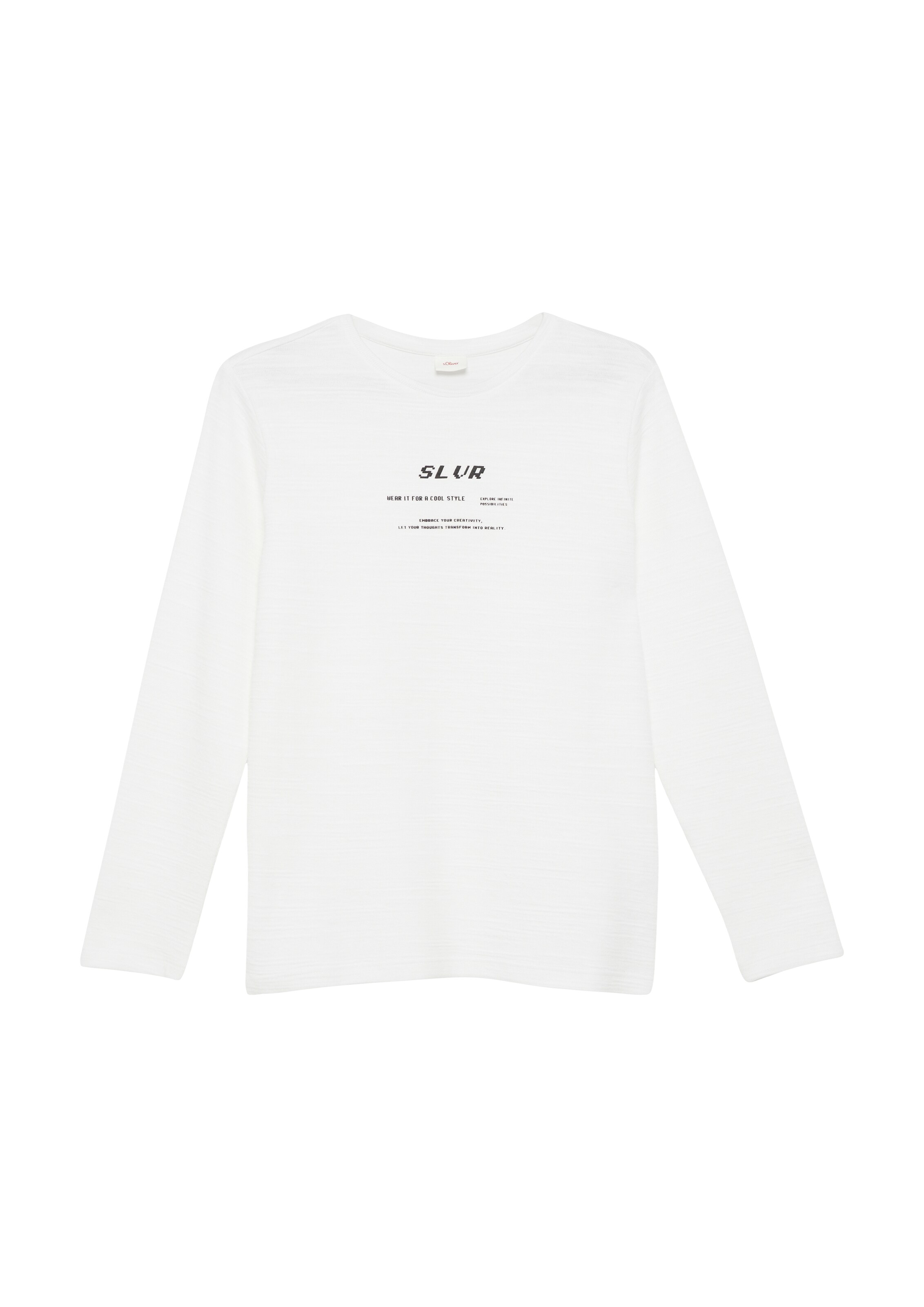 s.Oliver Shirt in Wit: voorkant