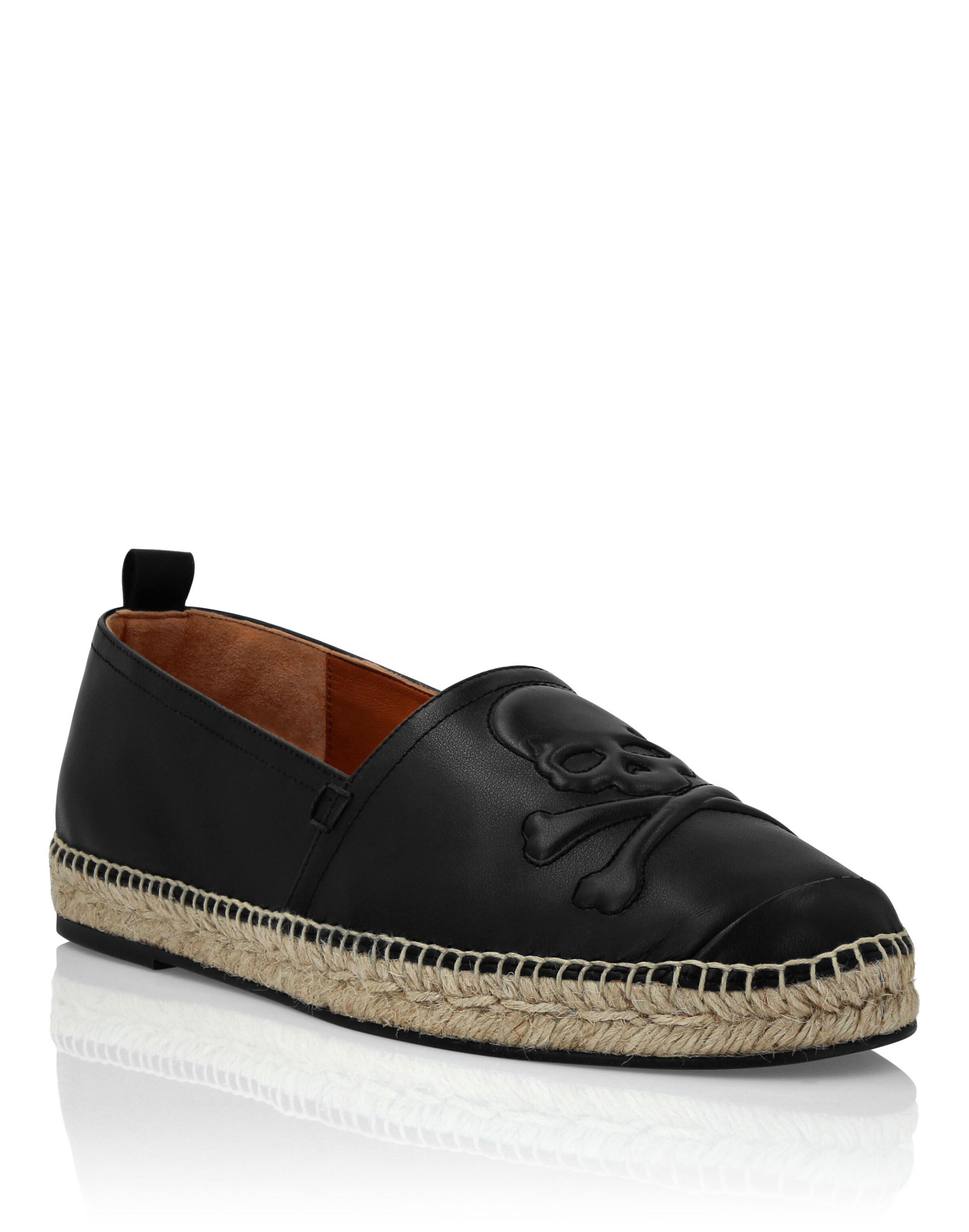 Philipp Plein Espadrilles in Schwarz: Vorderseite