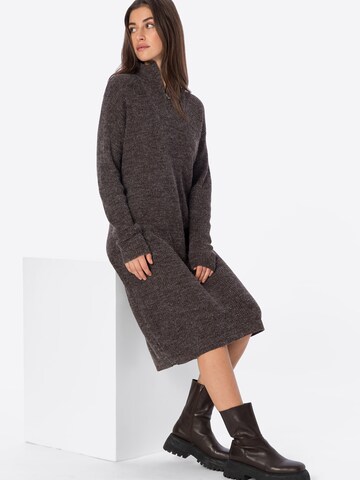 ICHI Knitted dress 'Ihnovo' in Brown