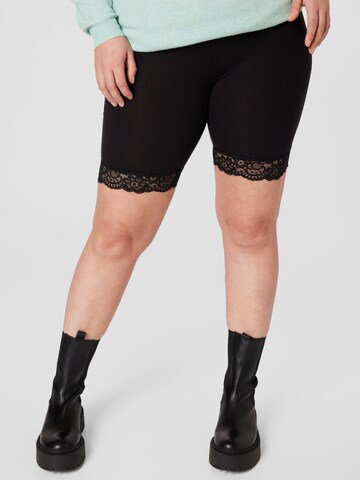 Zizzi Skinny Leggings in Schwarz: predná strana