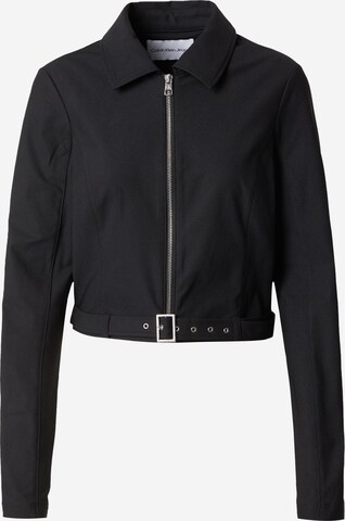 Calvin Klein Jeans Jacke in Schwarz: predná strana