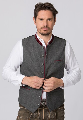 STOCKERPOINT Traditional Vest 'Fabricio' in Grey: front