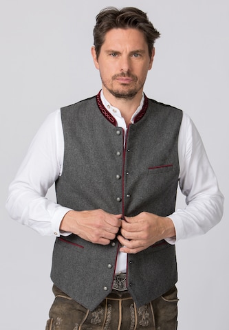 STOCKERPOINT Traditional vest 'Fabricio' in Grey: front