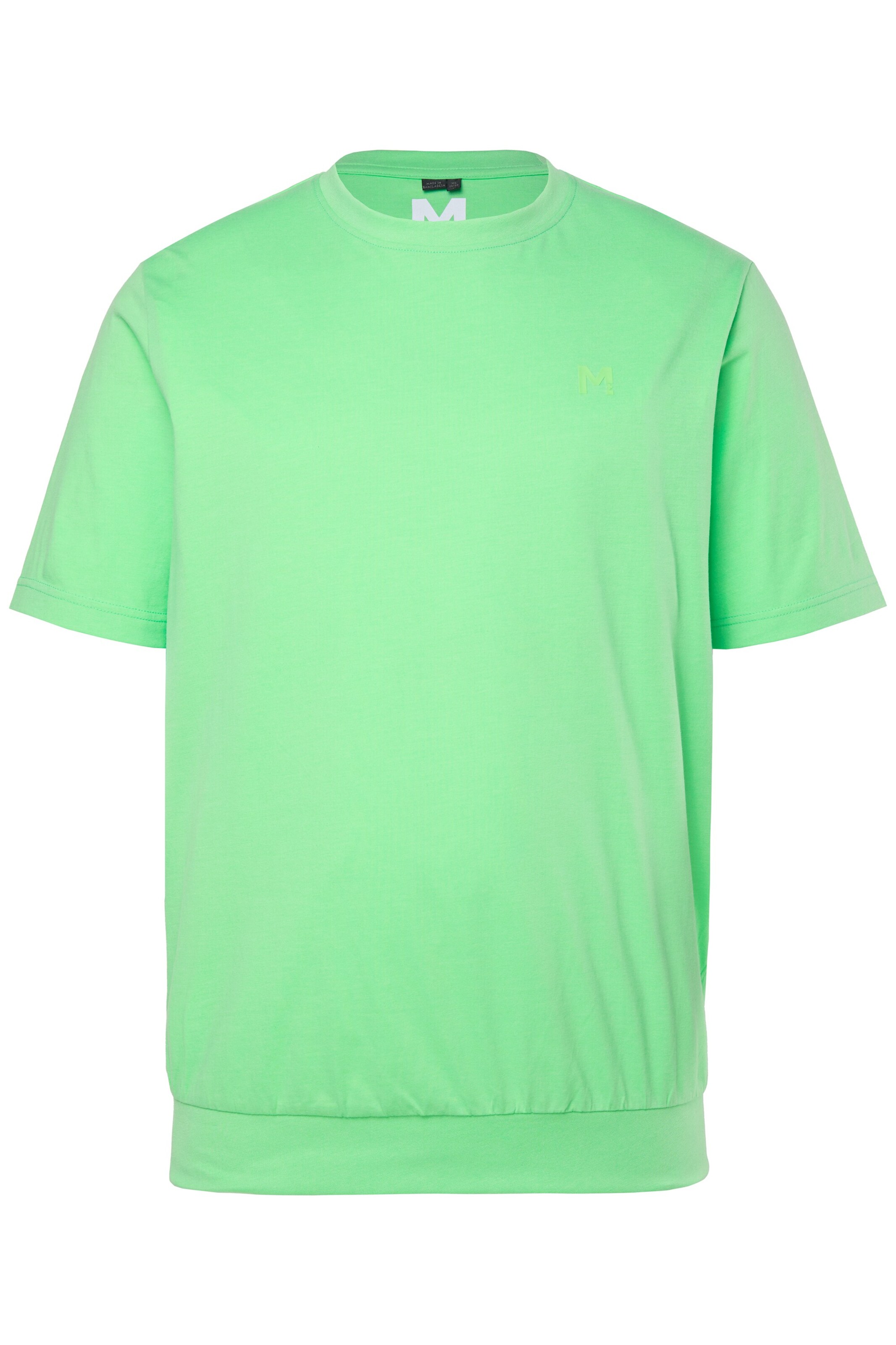 Men Plus Shirt in Green: front