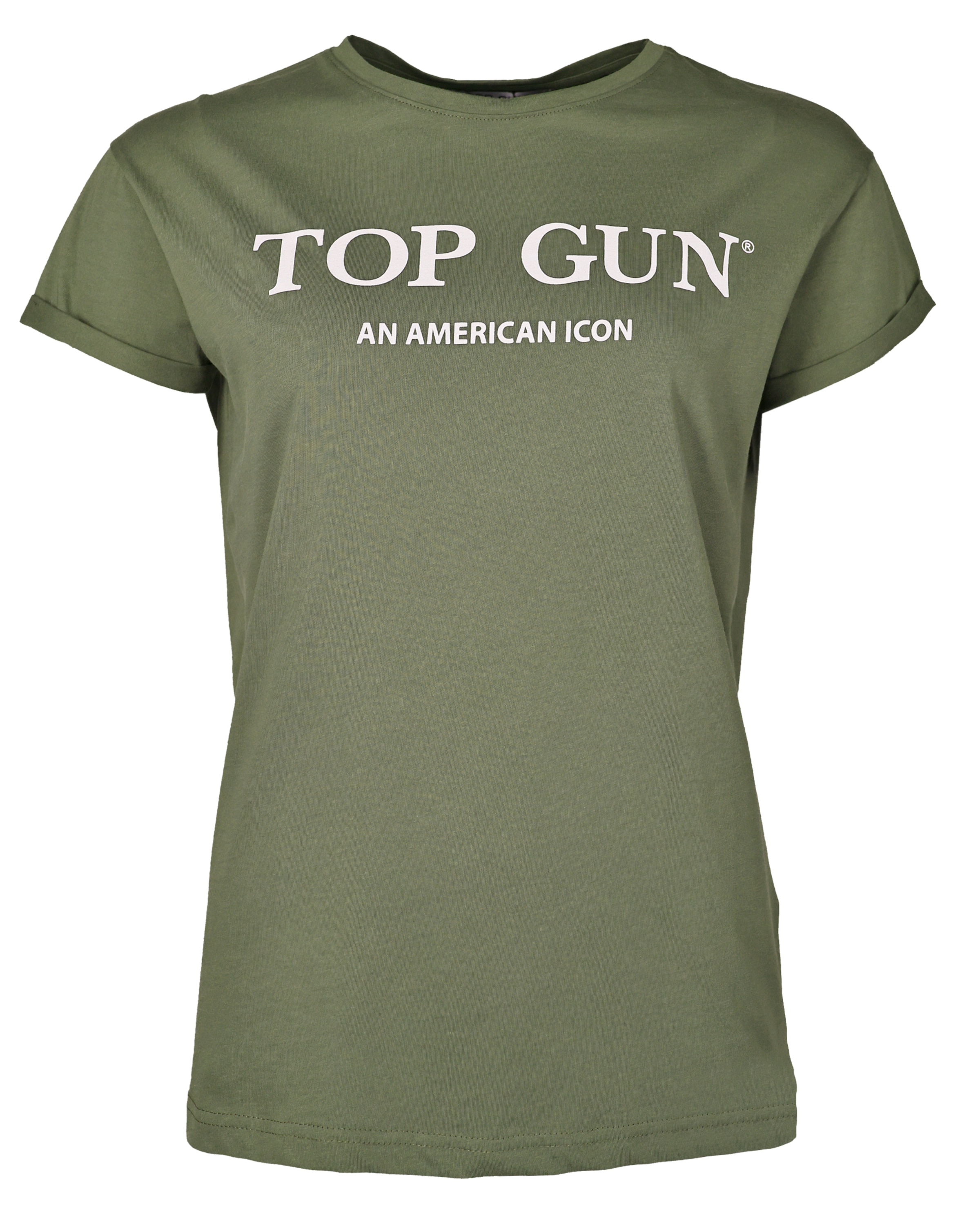 TOP GUN T-Shirt mit Logo TG20214001 ' ' in Grün: Vorderseite