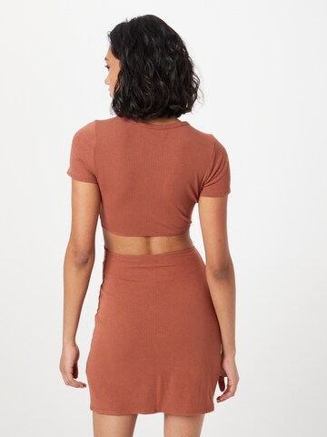 Abercrombie & Fitch Kleid in Braun