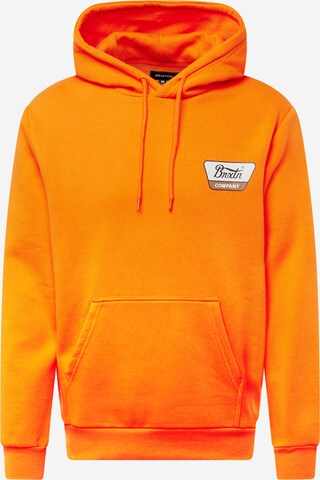 Brixton Sweatshirt 'LINWOOD' i orange: framsida