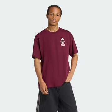T-Shirt 'Japan Florals' ADIDAS ORIGINALS en rouge