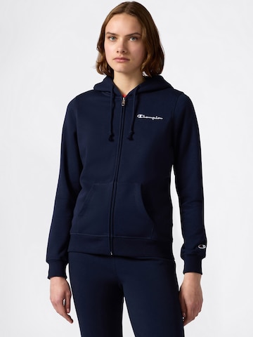 Champion Authentic Athletic Apparel Sweat jacket in Blue: front