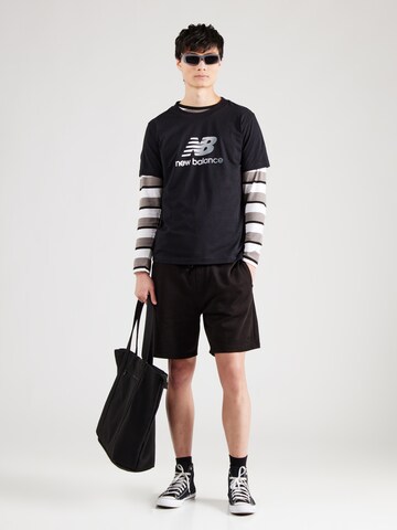 new balance T-Shirt in Schwarz