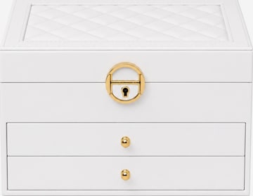 MEVYRA Jewelry Storage 'Schmuckkästchen 3-Etagen' in White: front