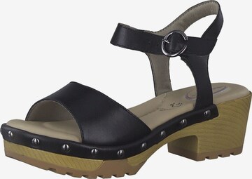 TAMARIS Sandals in Black: front