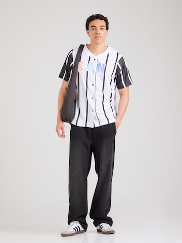 Karl Kani Regular fit Button Up Shirt 'Serif' in White