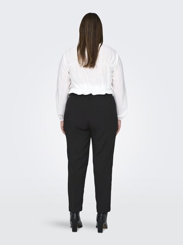 ONLY Carmakoma Regular Pleat-Front Pants in Black