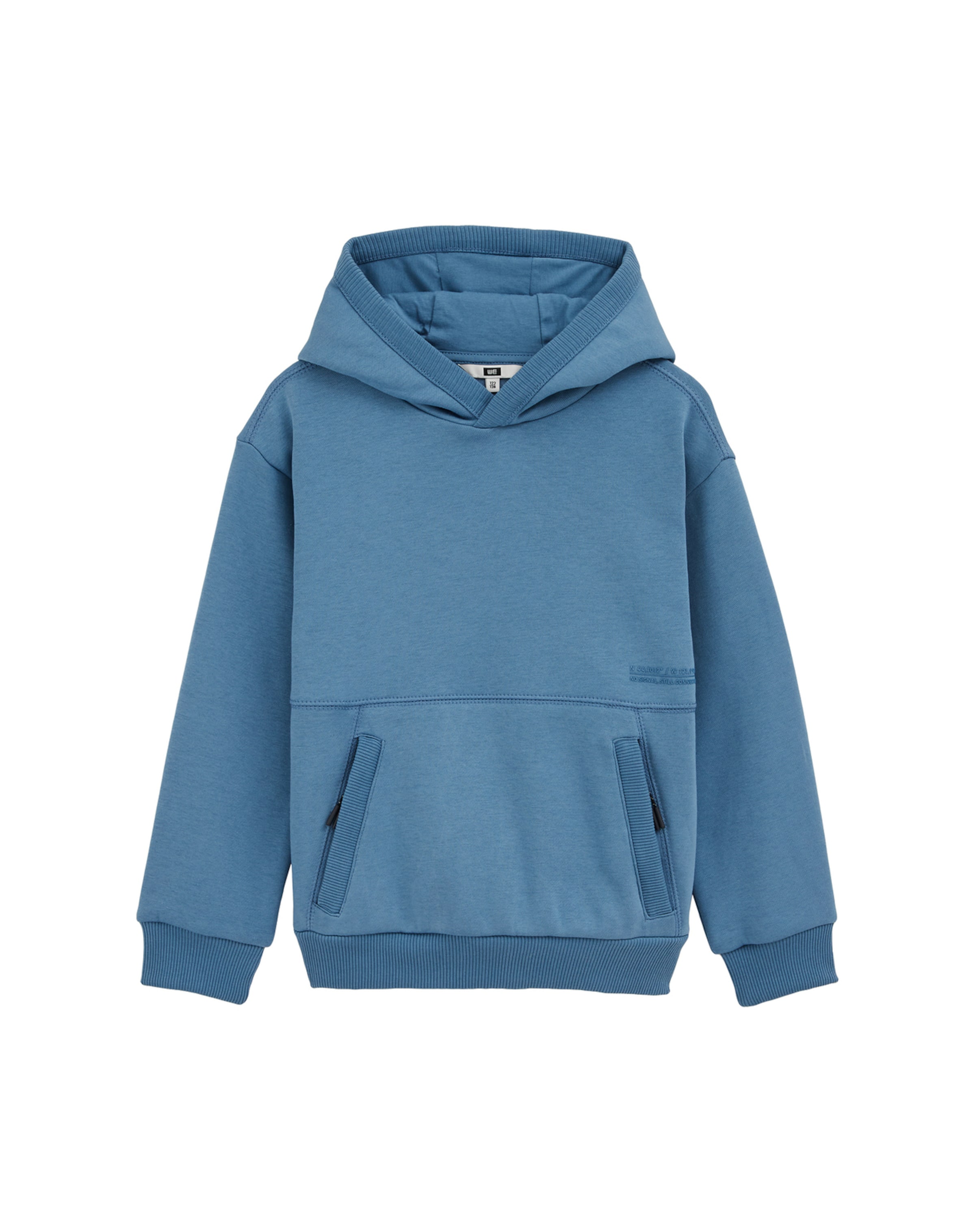 Bluză de molton de la WE Fashion pe albastru: față