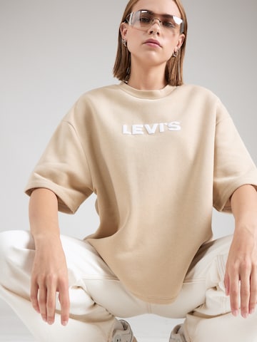LEVI'S ® Shirt 'Graphic Louise SS Crew' in Beige