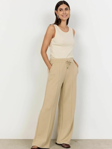 Wide Leg Pantalon 'BANU' Soyaconcept en beige