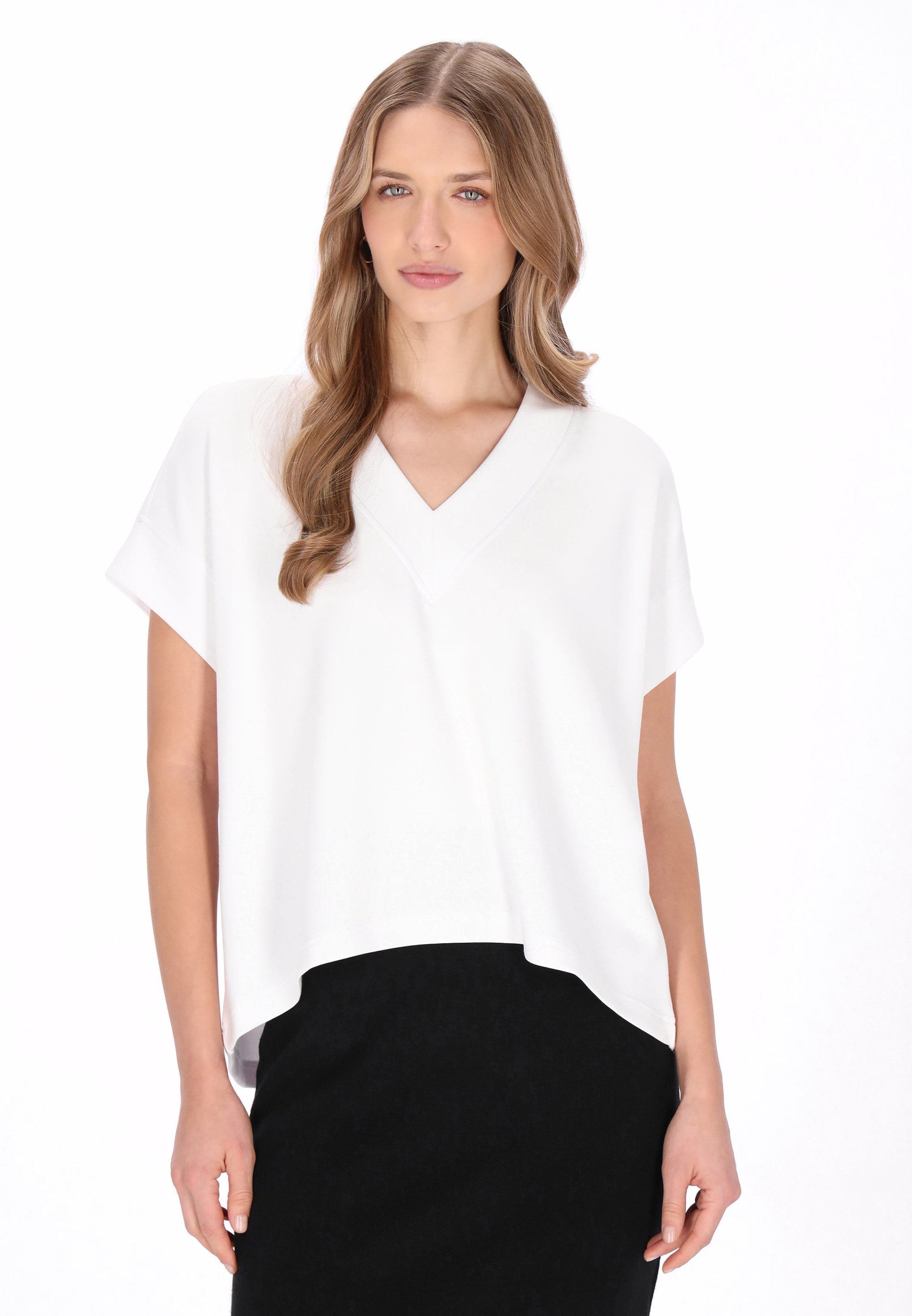 DreiMaster Klassik Shirt 'Classic' in White: front