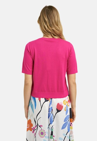 Milano Italy Knit Cardigan in Pink