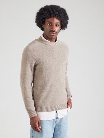 SELECTED Πουλόβερ 'SLHNICO' σε μπεζ: μπροστά