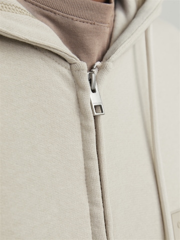 JACK & JONES Sweatjacke in Beige