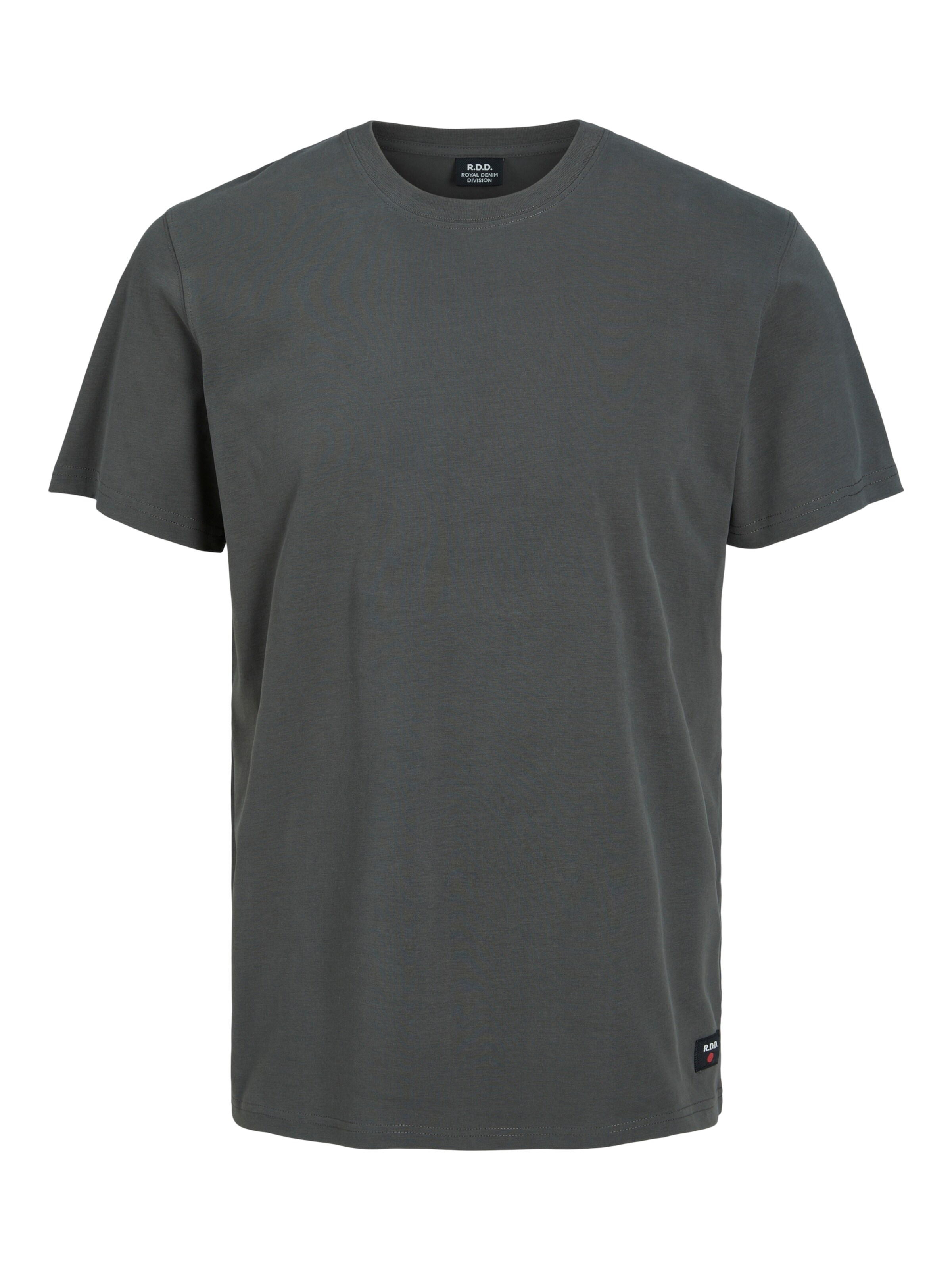 R.D.D. ROYAL DENIM DIVISION T-Shirt 'Dan' in Grau: Vorderseite