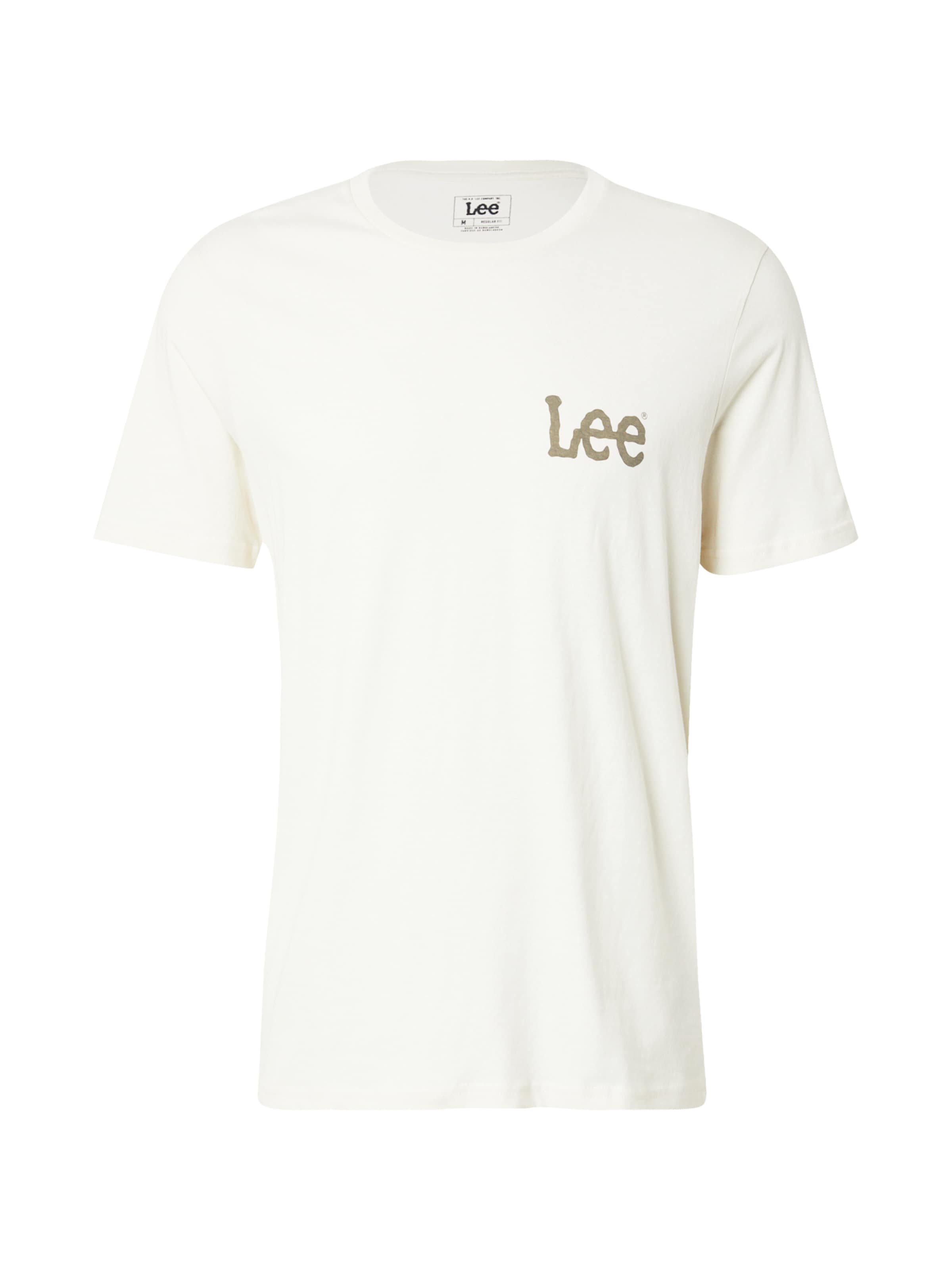 Lee Shirt in Wit: voorkant