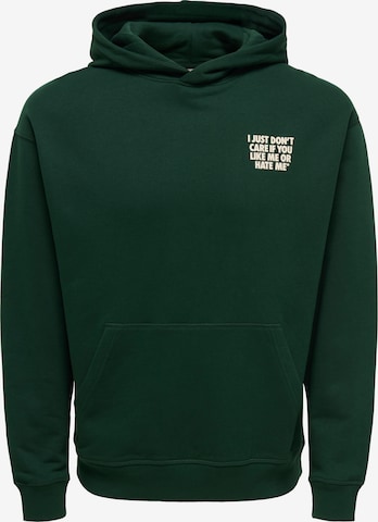 Only & Sons Sweatshirt 'ONSTROY' in Grün: Vorderseite