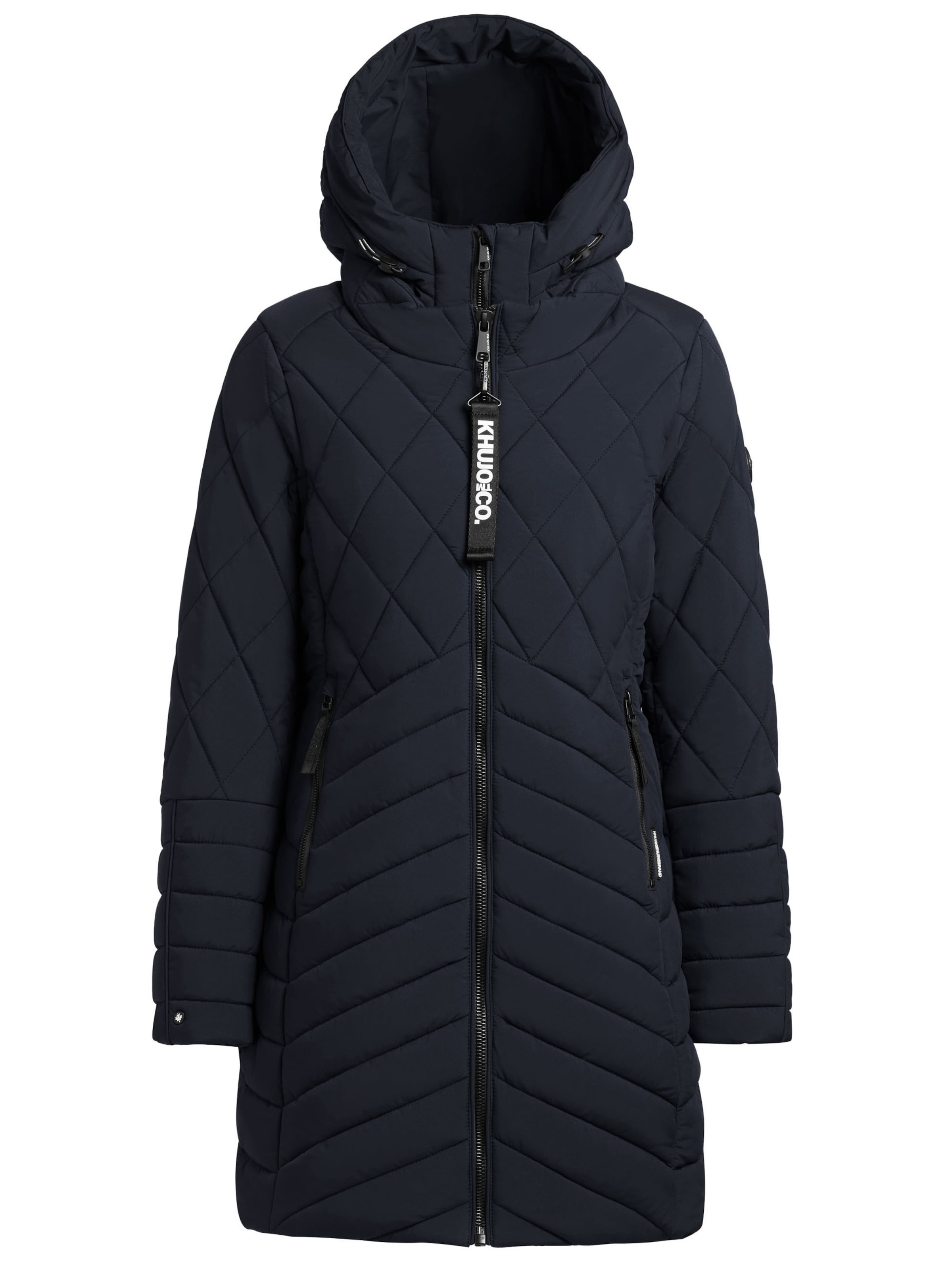 khujo Zimní kabát – modrá: přední strana