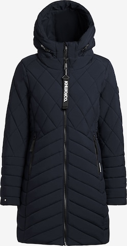 Cappotto invernale di khujo in blu: frontale