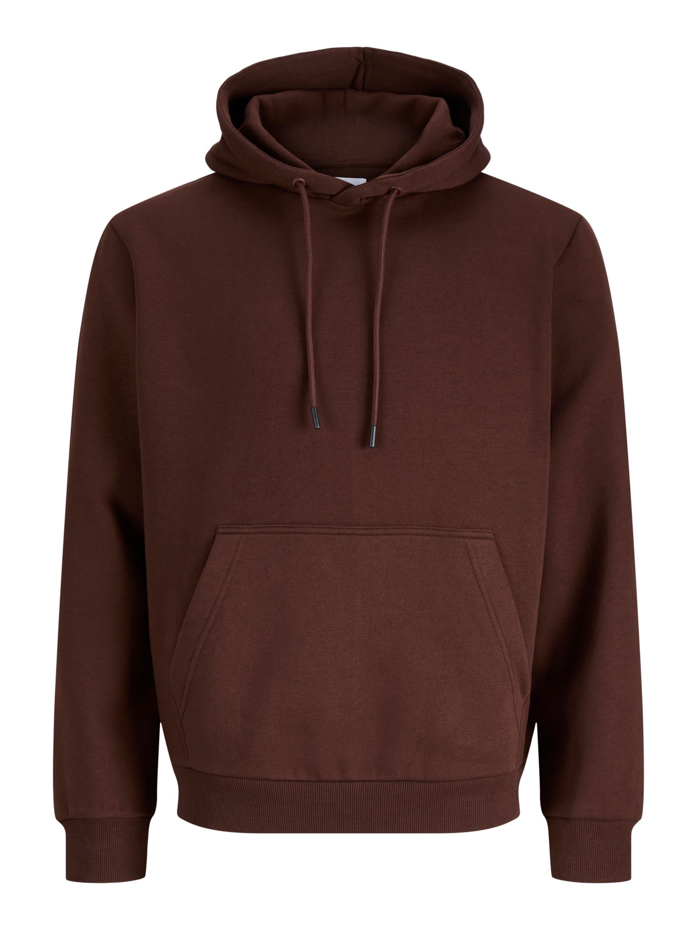 Sweat-shirt Jack & Jones Plus en marron : devant