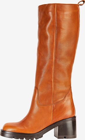 Bottes INUOVO en marron : devant