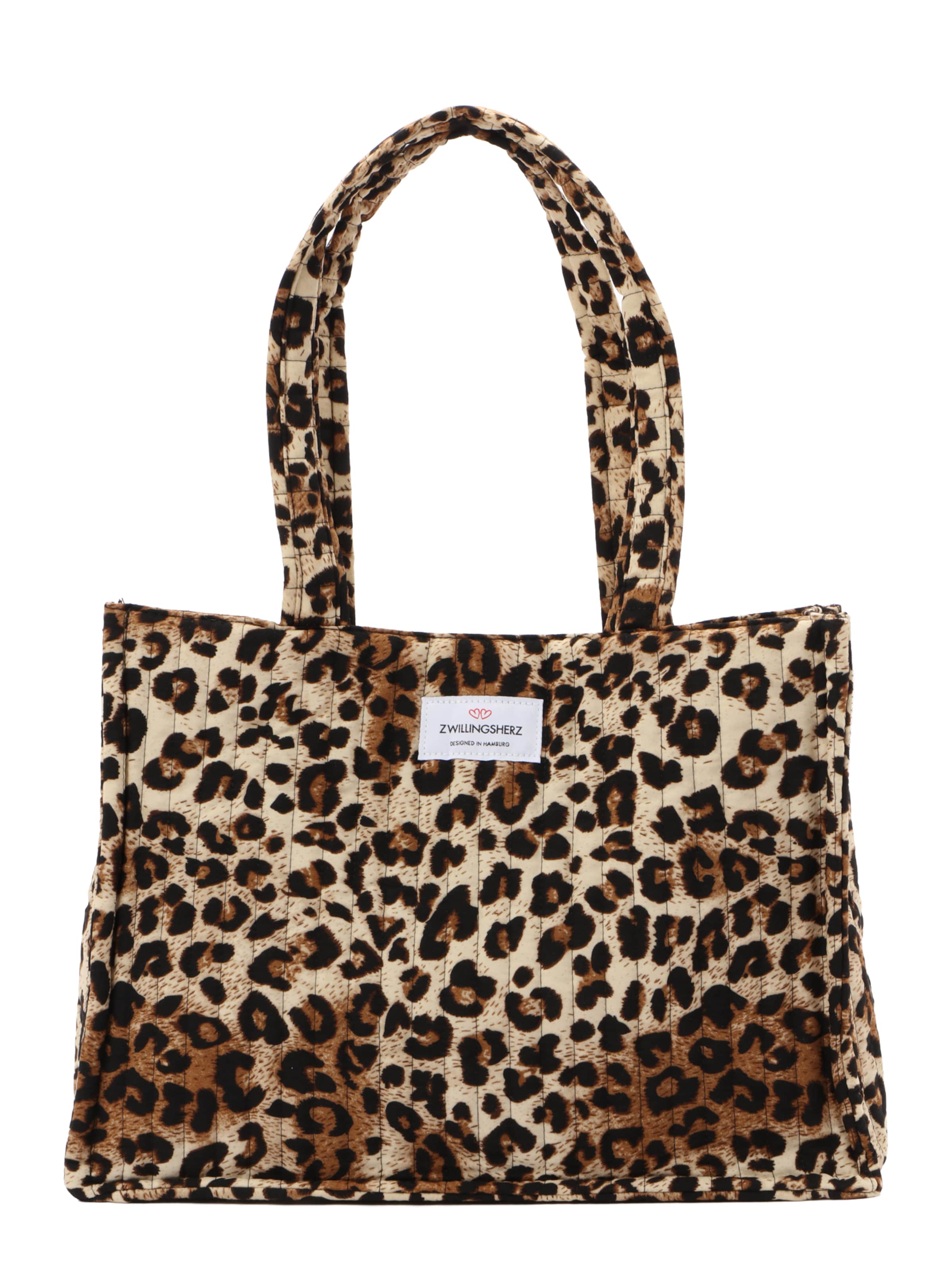 Zwillingsherz Ostoskassi värissä beige: etupuoli