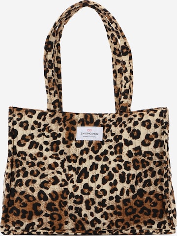 Zwillingsherz Ostoskassi värissä beige: etupuoli