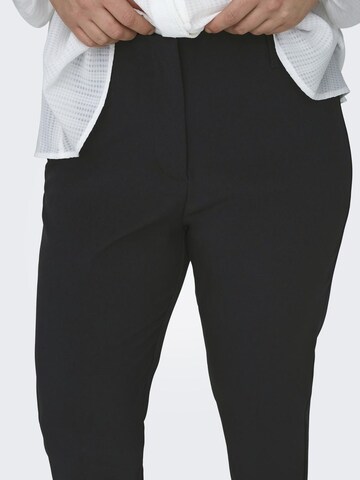 ONLY Carmakoma Regular Pleat-Front Pants in Black