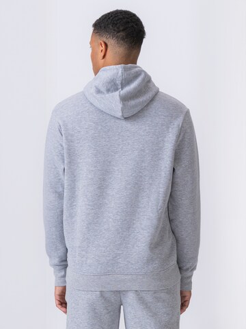 TEESHOPPEN Pulóver ' Essential Hoodie ' - szürke: hátul