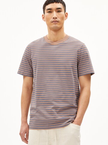 T-Shirt ARMEDANGELS en beige : devant