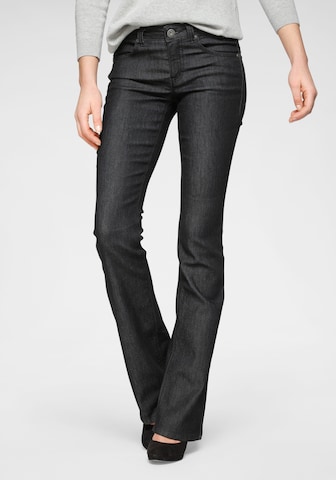 ARIZONA Bootcut Jeans in Schwarz