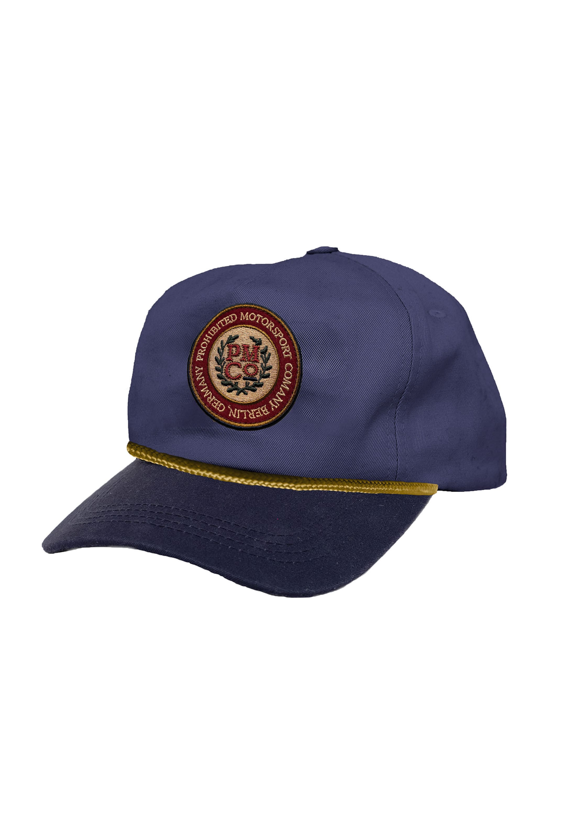 Casquette Prohibited en bleu : devant