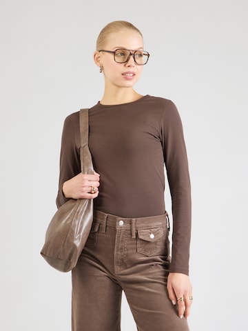 ABOUT YOU - Camisa 'Layla' em castanho: frente
