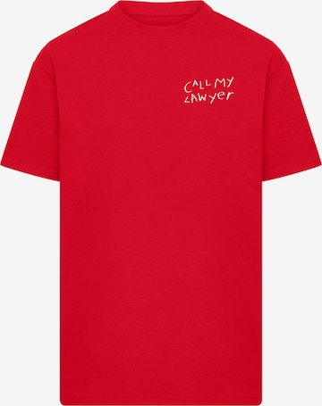 MARKET Shirt 'Lawyers Phone' in Red: front