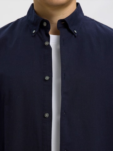 SELECTED Regular fit Overhemd 'SLMCole' in Blauw