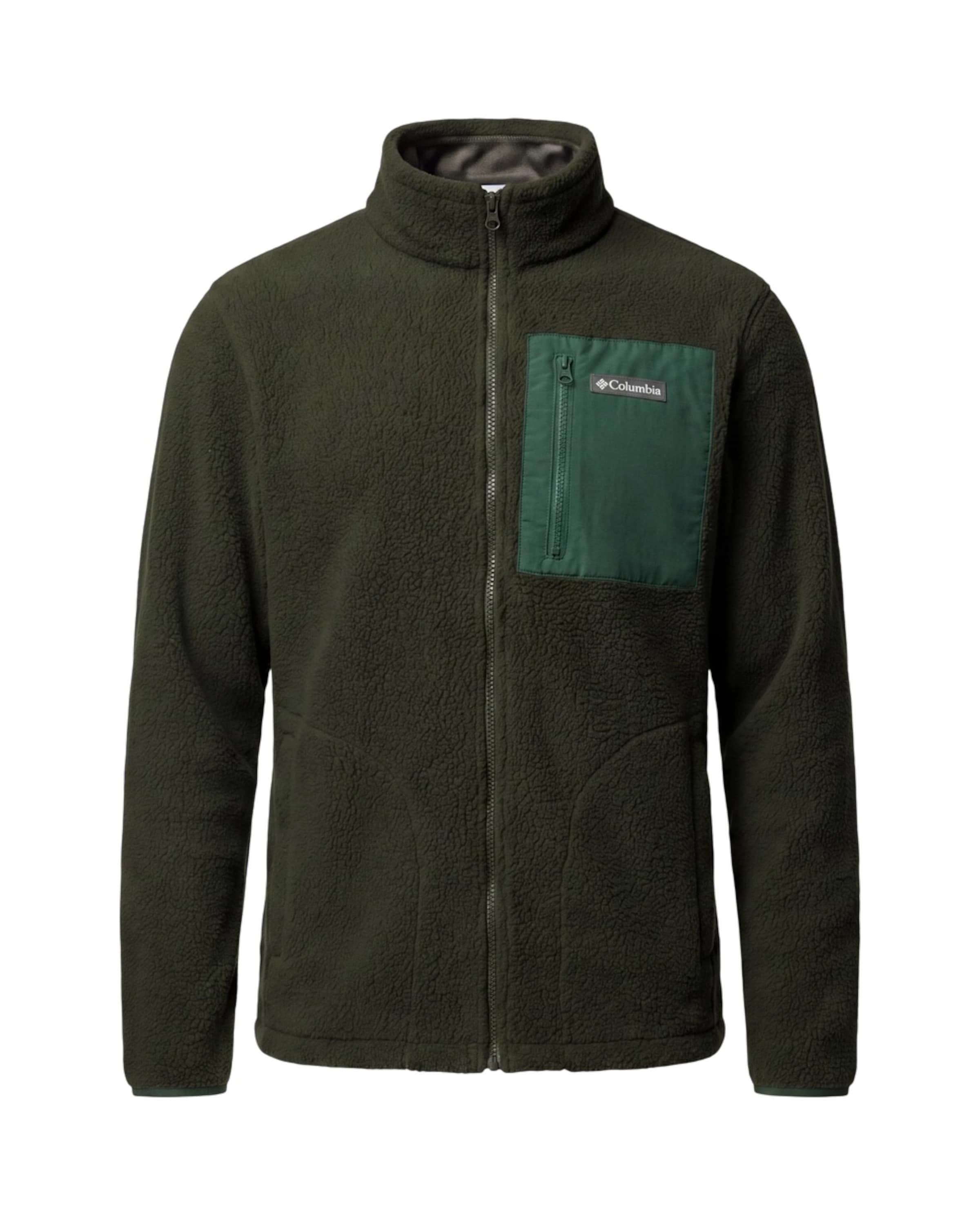 COLUMBIA Funktionele fleece-jas 'Jasper Ridge™' in Groen: voorkant